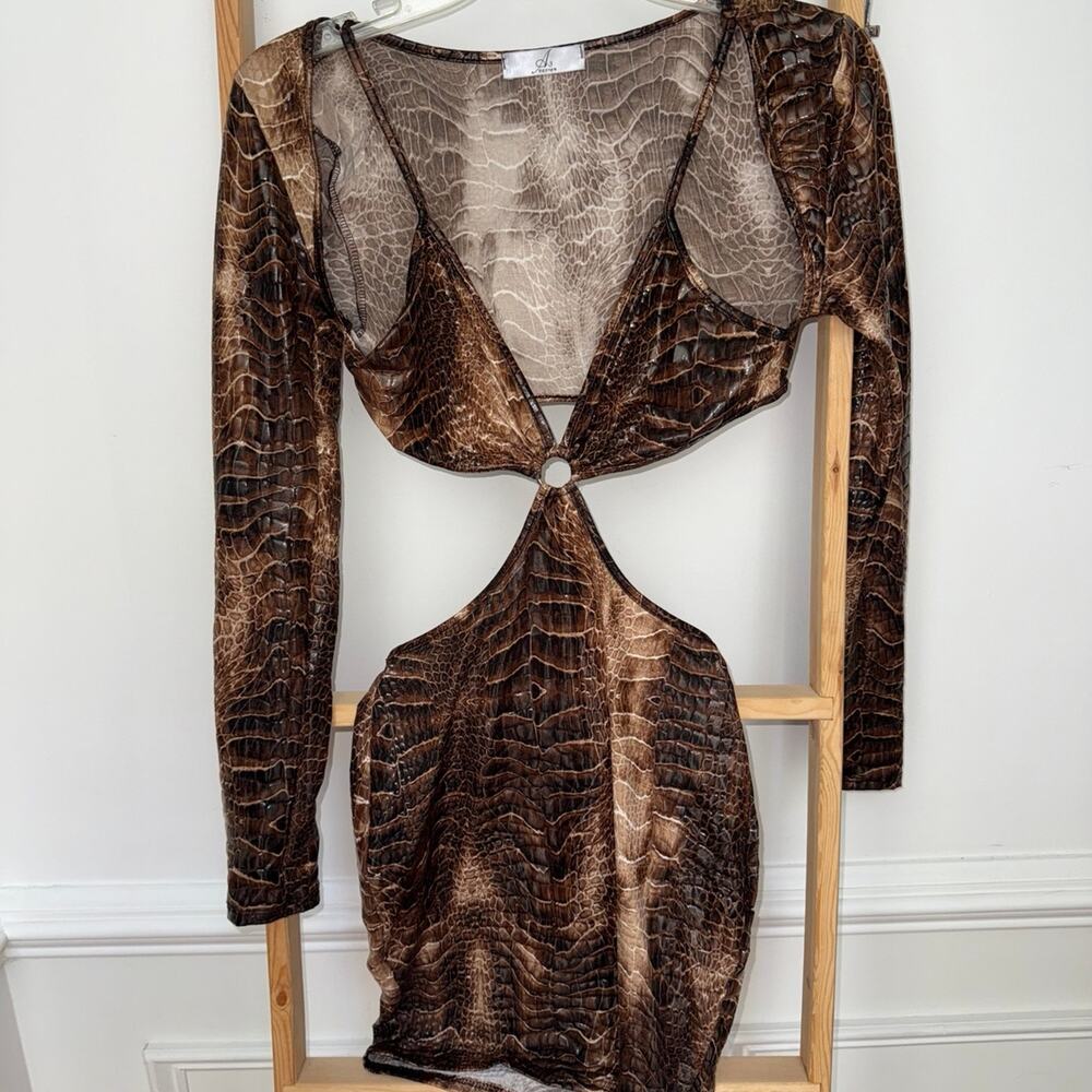 Sexy Snakeskin Dress